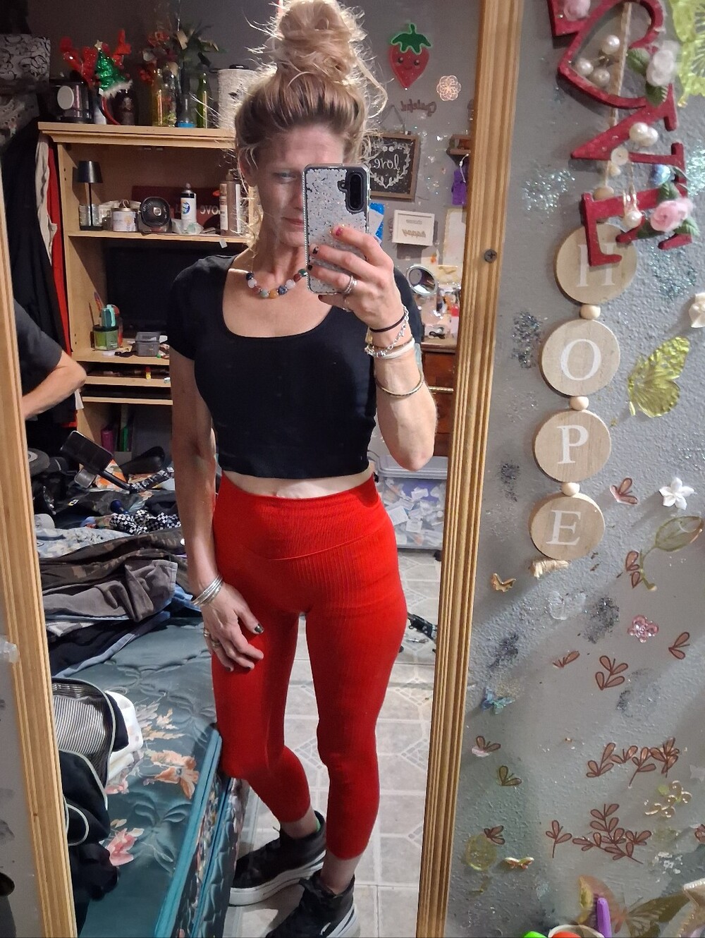 Wild Fable Ribbed Crop Top Sz L